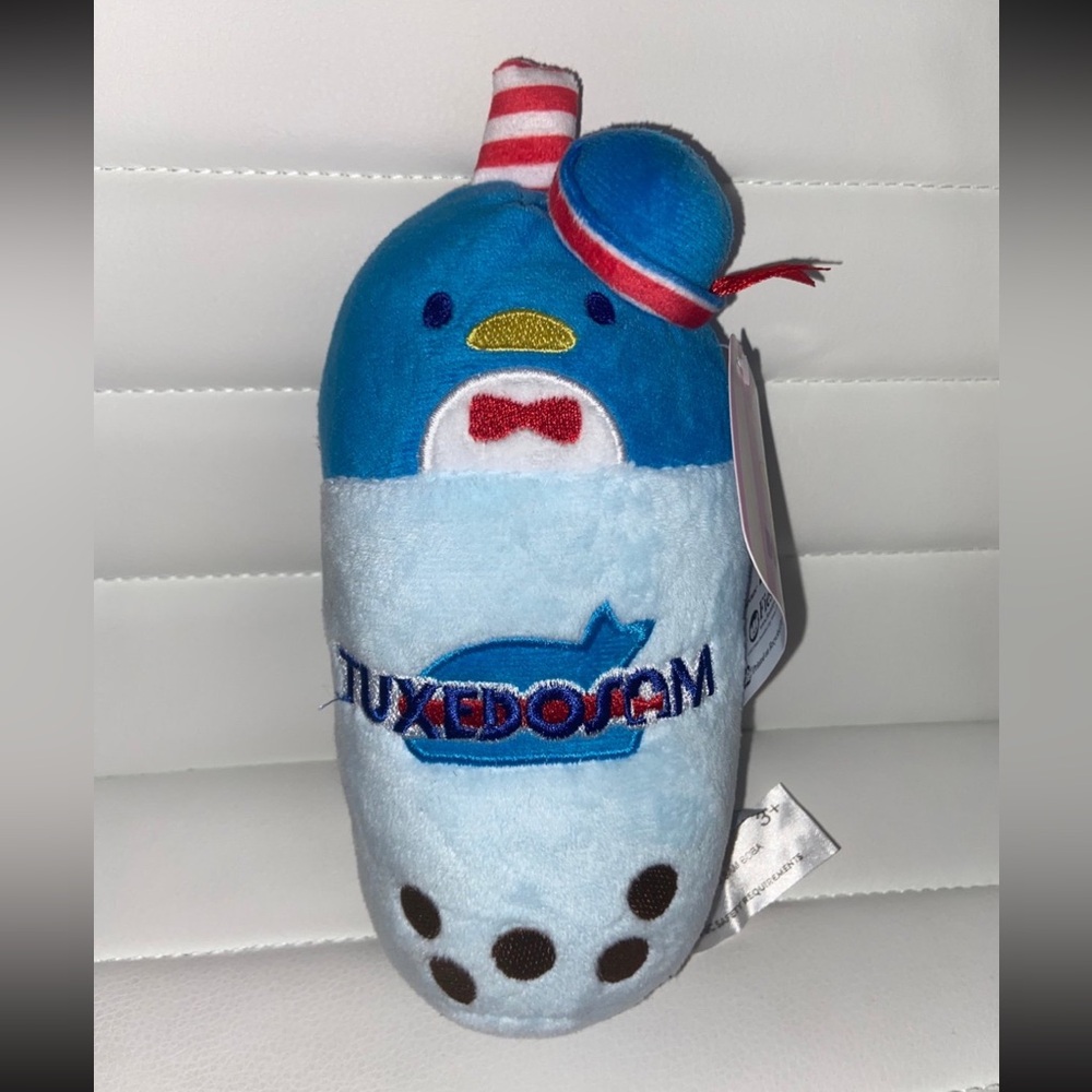 Sanrio Hello Kitty Tuxedo Sam Boba Tea Plush 8 Inches Fiesta New with Tag